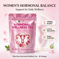 Thé bien-être hormonal 3g x 30 sachets de thé Infusion à base de plantes Boisson naturelle bien-être Soutien quotidien