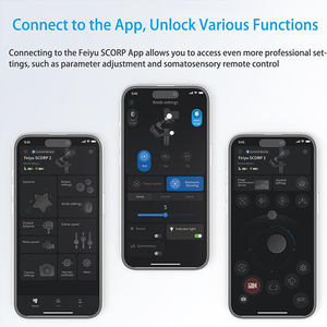 Feiyu SCORP <strong>2</strong> Alibaba Online Shopping Gimbal Stabilizer Integrated Al Tracking Sensor <strong>3</strong>-Axis Camera Stabilizer for Wholesale - Product Image 4