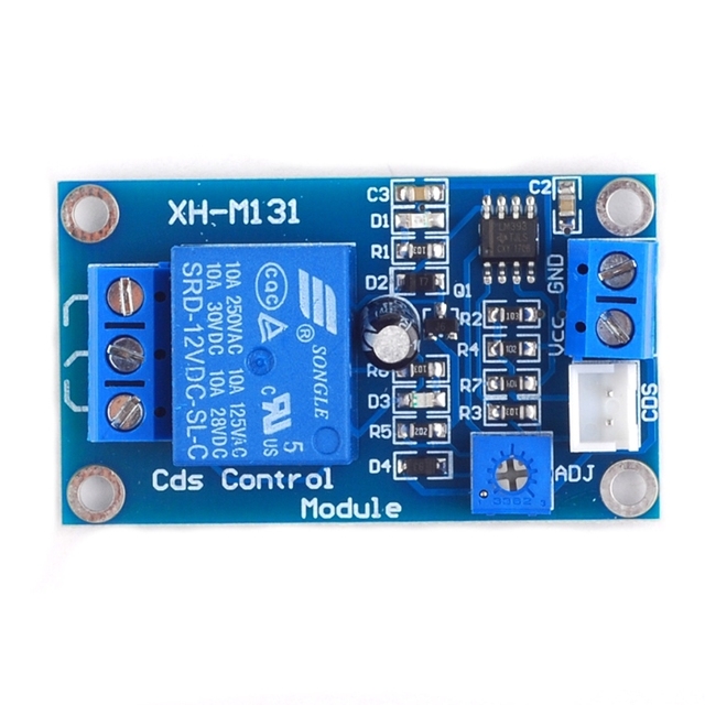 XH-M131 Light Control Switch Photoresistor Relay Module Detection Sensor DC 5V 12V