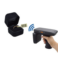 Pasivo 840-960Mhz Papel desechable UHF Etiqueta de joyería Etiqueta RFID de seguridad para gestión de joyas