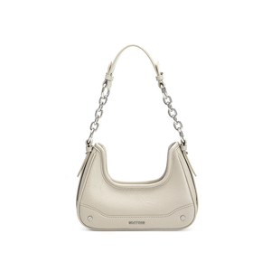 Sac sous le bras en cuir véritable « Magnetic Charm », nouvelle collection, sac croissant pour femme - Product Image 1