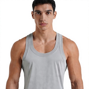 Camiseta sin mangas informal para hombre, para gimnasio, entrenamiento, culturismo y fitness. - Product Image 1
