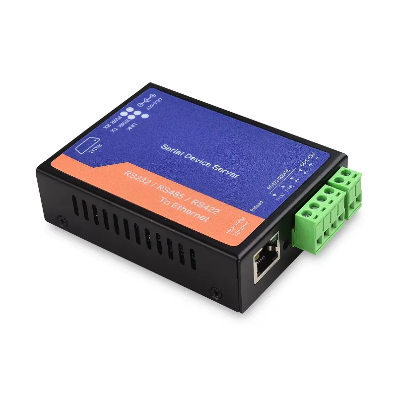 Ce-certificering Fabriek Prijs Tcp Moxa Usb 4 Port Rs232 Hub Seriële Naar Ethernet Converter