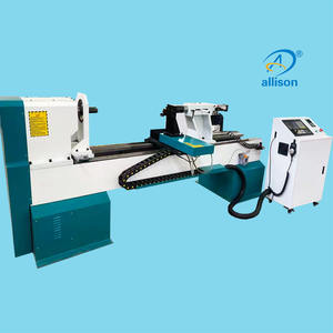 Tourneuses CNC robustes pour le travail du bois, grandes machines à tourner les colonnes en bois massif, équipement d'usinage CNC pour pièces de meubles - Product Image 1