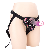 Dildo vibrant réaliste double et solide, écologique, à porter avec une sangle pour les couples lesbiens, en PVC