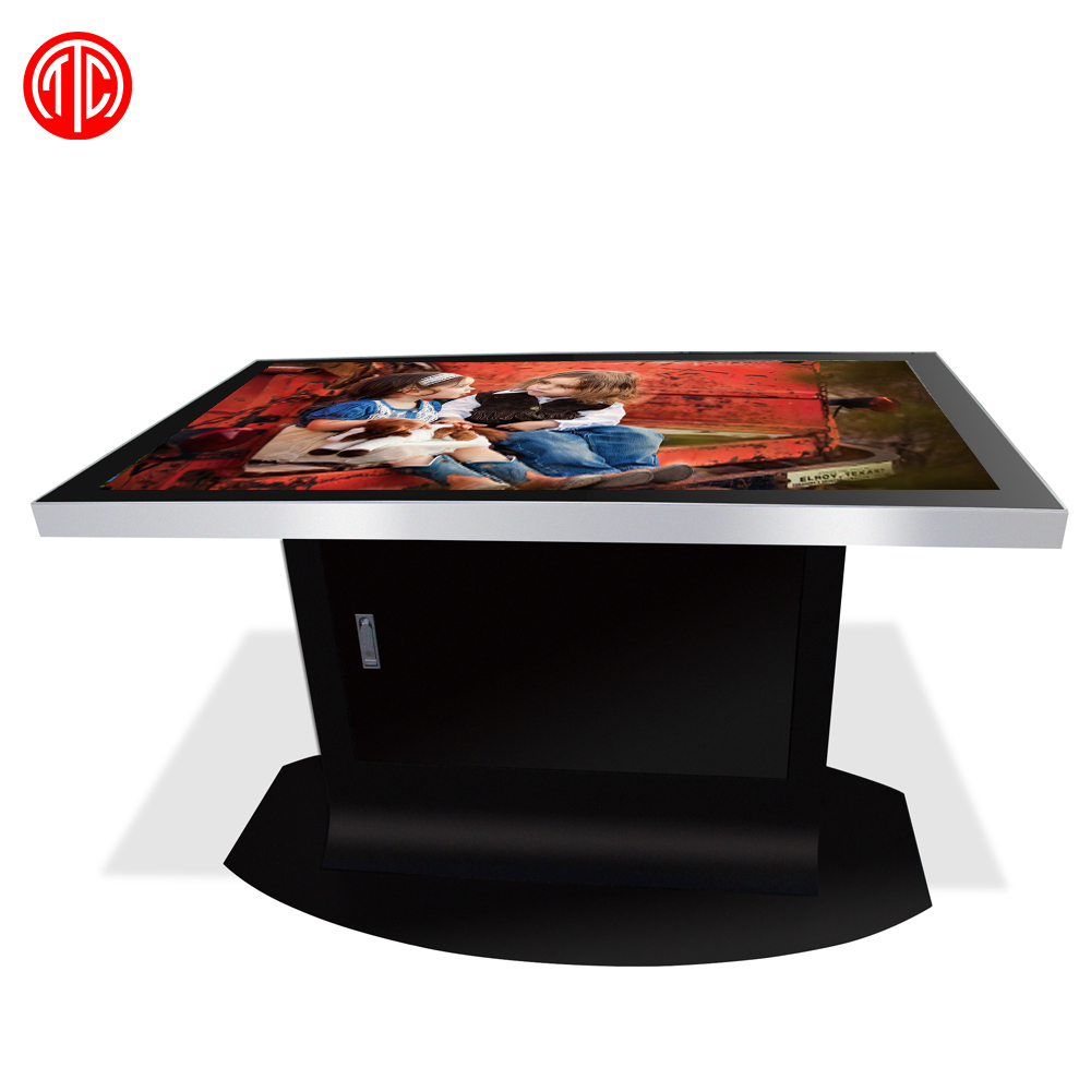 4K all in one PC System 43 inch waterproof smart multi touch screen game table high resolution kiosk liquid Crystal Display Advertising