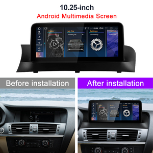 HFMidia Qualcomm Snapdragon 665 8 cœurs 8G 128G Android 16 pour BMW 11-17 Années X3 F25 X4 F26 Lecteurs vidéo de voiture Multimédia Navi - Product Image 2