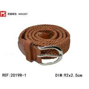 High-end solid color light brown elastic belt small - Fashion Accessories