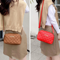 Bolso Bandolera de Moda para Mujer, Estilo Casual, para Verano y Otoño, con Correa Cruzada, Forro de PU, Cierre de Cremallera, Precio Económico al por Mayor