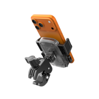 Nouveau support de téléphone translucide pour vélo, verrouillage à une touche, utilisation à une main, support universel pour téléphone portable pour vélo, support de téléphone pour moto