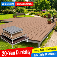 Système de terrasse en WPC à hauteur réglable, directement de l'usine, pour piscine, spa, jardin, vente en gros, taille personnalisée, terrasse extérieure