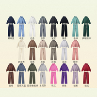 Ensemble de survêtement personnalisé avec broderie de logo, sweat-shirt et pantalon de jogging pour homme, ensemble de survêtement personnalisé unisexe, sweat-shirt et pantalon de jogging