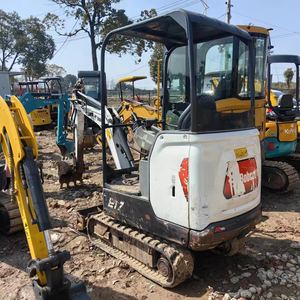 <span class=keywords><strong>Mini</strong></span> pelleteuse électrique sur chenilles <span class=keywords><strong>Bobcat</strong></span> <span class=keywords><strong>E17</strong></span> d'occasion, de taille compacte avec une grande profondeur de creusement, conçue pour l'efficacité et la mobilité - Product Image 4