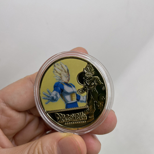 Juego de Monedas Conmemorativas de <span class=keywords><strong>Dragon</strong></span> <span class=keywords><strong>Ball</strong></span> Z, Bañadas en Oro, Diseño Exclusivo, Monedas Coleccionables de Anime en Venta - Product Image 5