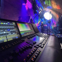 Console de contrôle d'éclairage de scène Grandma2 Full Size China DMX, interrupteur manuel, MA2 Beam Moving Head Lighting