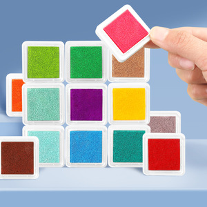 24 colori per bambini <span class=keywords><strong>pittura</strong></span> con le dita del timbro di gomma del timbro di gomma del pigmento dei Graffiti stampa da tavolo 3*3 strumento di <span class=keywords><strong>pittura</strong></span> del palmo della scuola materna - Product Image 3