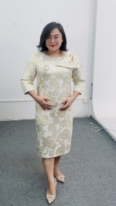 Nuevo Vestido Elegante de Alta Costura para Iglesia con Lazo para Mujeres de Talla Grande - Product Image 2