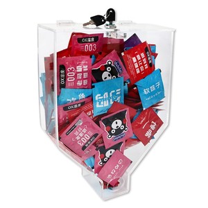 Dispensador de condones acrílicos de precio barato personalizado del fabricante para hoteles, bares y discotecas - Product Image 5