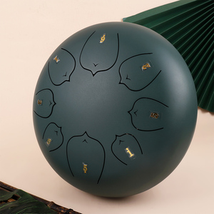 Tambor de Lengüetas de Acero de 12 Pulgadas y 8 Notas, Personalizado de Fábrica, para Yoga, Meditación, Música <span class=keywords><strong>Zen</strong></span>, Regalo, Tambor de Acero, Handpan - Product Image 4