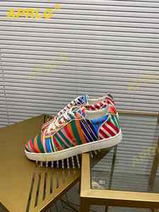 Chaussures de skate unisexes pour chrétiens, de haute qualité, personnalisées, à semelle épaisse, rétro, à lacets, décontractées, respirantes, style Louboutin - Product Image 2