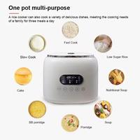 Cuisinière à riz électrique numérique multifonction de haute qualité 2,5 L avec cuve intérieure en acier inoxydable pour cuisson à faible teneur en sucre
