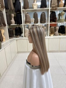 Pelucas Frontales de Encaje HD de Cabello Humano al por Mayor, Transparentes, de Longitud Larga, con Gorros Pequeños/Grandes, 150% de Densidad, Cabello Humano Virgen sin Pegamento - Product Image 3