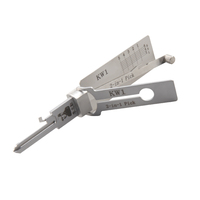 Nouveau produit LISHI Décodeur de serrure résidentielle 2 en 1 (KW1 - 5 broches) Ensemble de crochetage pour serrure résidentielle LISHI Décodeur 2 en 1 KW1