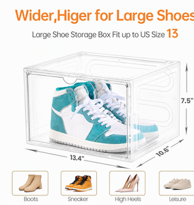 <span class=keywords><strong>Scatole</strong></span> <span class=keywords><strong>Trasparenti</strong></span> per <span class=keywords><strong>Scarpe</strong></span> all'Ingrosso, Contenitori Impilabili in Plastica Trasparente, Grandi Organizzatori per <span class=keywords><strong>Scarpe</strong></span> - Product Image 2