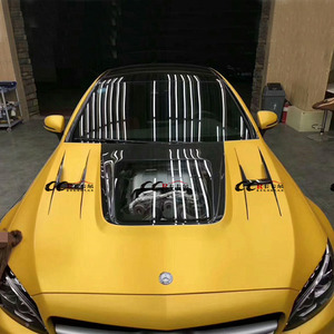 Capot en fibre de carbone pour <span class=keywords><strong>Mercedes</strong></span> Benz, 10 pièces de haute qualité pour modèles C63 amg W205, en matériau de verre - Product Image 2