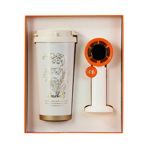 Coffret Cadeau Promotionnel : Gobelet Isotherme Muguet + Ventilateur Portable Turbo pour Usage Quotidien Professionnel - Product Image 6