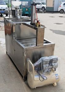 Gas Commerciële Sojabonenpers Melkketel Molen Sojamelk Slijpen <span class=keywords><strong>Tofu</strong></span> Maker Maken Apparatuur <span class=keywords><strong>Machine</strong></span> Prijs - Product Image 2