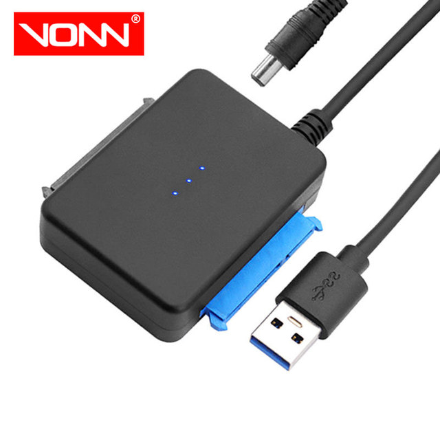 Wholesale USB 3.0 Dual Disk Read SATA Cable 2.5 & 3.5 Inch Hard Drive Adapter UASP for Laptop Featuring PVC Jacket