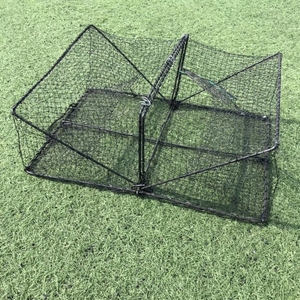 60*40*22cm Square Crab/<strong>Lobster</strong>/Fish <strong>Pot</strong> Netting Spring Folding Steel Crab Cage <strong>for</strong> <strong>Sale</strong> - Product Image 6