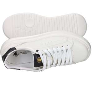 Zapatillas Deportivas para Hombre Lumberjack Blancas con Tacón de 45 cm, Zapatos de Lona a la Moda - Product Image 6