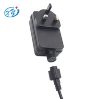 Alimentation LED étanche pour extérieur, adaptateur de prise EU/US/UK/AU, entrée AC 100-240V, sortie DC12V 3000ma