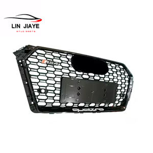 Grilles de maille noire en plastique ABS en nid d'abeille pour <span class=keywords><strong>audi</strong></span> A4 B9 <span class=keywords><strong>Rs4</strong></span> Grill 2017 2018 2019 2020 <span class=keywords><strong>RS4</strong></span> Grille - Product Image 3