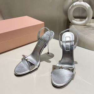 Top Designer Custom Made <b>Silver</b> <b>Stiletto</b> High Heels With High Quality Anti Slip Properties Suitable For Ladies - Product Image 2