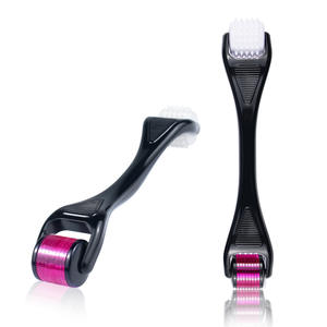 Roller Derma Microneedle 2 in 1 dengan Batu Giok dan Roller ABS Baja Tahan Karat untuk Perawatan Kulit - Product Image 3