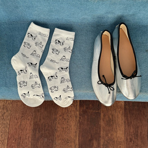 Calcetines de Algodón Coloridos Supersky con Diseño de Perro Salchicha, Calcetines Deportivos para Mujer, Calcetines de Punto para Primavera/Verano - Product Image 4