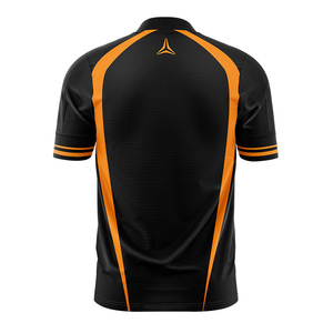 HEALY Fabricant de t-shirts en polyester Dry Fit à sublimation, t-shirts de football personnalisés à col en V pour hommes - Product Image 6