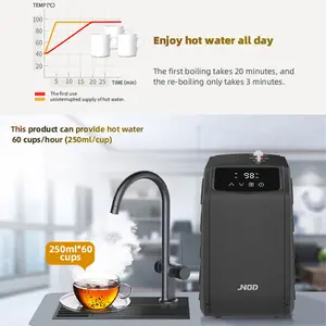 Wi-Fi Control Electric Instant Hot And Cold Water Dispenser Machine 5 In 1 Water Dispenser With Fridge Cabinet And Compressor