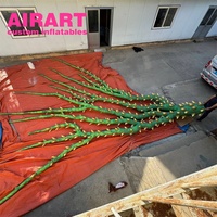 Vigne gonflable de plante de 6m pour la décoration d'événement de parc avec des couleurs et des tailles personnalisables