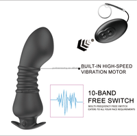 Mann Prostata-Massage gerät und Fernbedienung Anal Plug Großhandel männlich Butt Plug Sex Produkte für Back Court Vibration