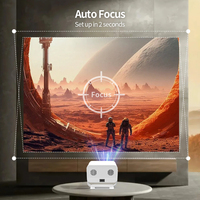 Proyector Inteligente LCD Android J350, 350ANSI, Enfoque Automático, Corrección Trapezoidal Automática, WiFi, Proyector 4K, Proyector OEM al por Mayor