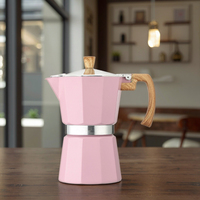 Cafetière Moka intelligente en aluminium 6 tasses avec fonction Mocha Pot, en stock, fabriquée en Chine, pour expresso