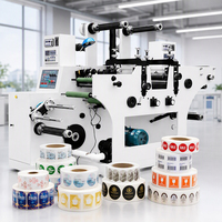 Machine de découpe rotative à lit plat avec refendeuse et rembobineuse rouleau à rouleau, dotée de composants essentiels (engrenages et moteur)