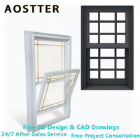 Ventana Corredera Simple de Vinilo con Color RAL Personalizado AOSTTER, con Soporte Técnico Profesional para Compras B2B