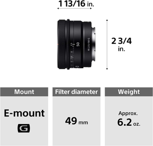 Sony FE 50mm f/2.5 G (SEL50F25G) - Product Image 6