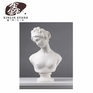 Indoor classico intagliato a mano famosa testa di pietra busto donne scultura femminile busto di marmo statue scultura in pietra - Product Image 1