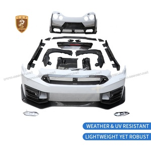 Kit Carrozzeria Aerodinamico in Fibra di Carbonio Stile Nismo 2024 per <span class=keywords><strong>Nissan</strong></span> GTR R35, Paraurti, Alettone Posteriore, Cofano Bagagliaio, Parafanghi Larghi - Product Image 5